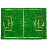 Rechthoekig voetbalmatje roos
