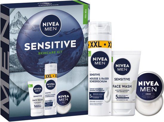 NIVEA MEN Sensitive Skincare Kit Geschenkset Mannen