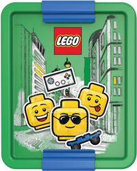 LEGO Lunchbox Iconic Boy - Polypropyleen - Blauw - Groen