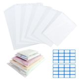 30 stuks reiskledingzakken met ritssluiting, gematteerd, transparant, hersluitbaar, multifunctioneel, tas voor kleding, accessoires, ondergoed, cosmetica, schoenen (5 maten)