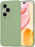Techsuit Hoesje geschikt voor HONOR 400 Pro - Soft Flex Silicone Back Cover - Mint Green