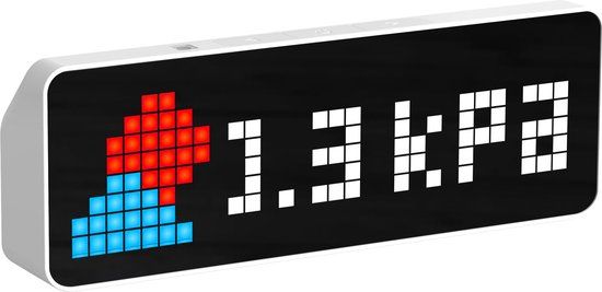 Ulanzi TC001 Smart Pixel Desktop Clock - Wit
