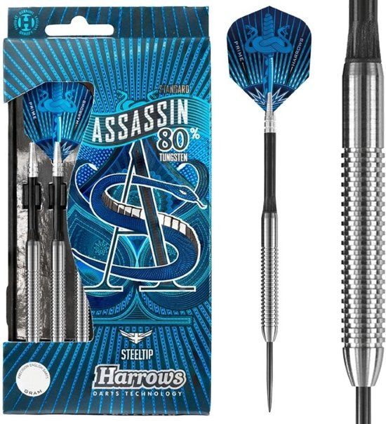 Harrows Assassin 80% Tungsten Steeltip Dartpijlen - 21 gram