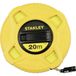 Stanley Capsulebandmaat glasvezel, 20 m lengte, ABS-kunststofbehuizing, inklapbare zwengel, gecoat, 0-34-296