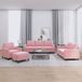 Maison Exclusive ensemble de canapé 4 pièces avec coussins, velours rose