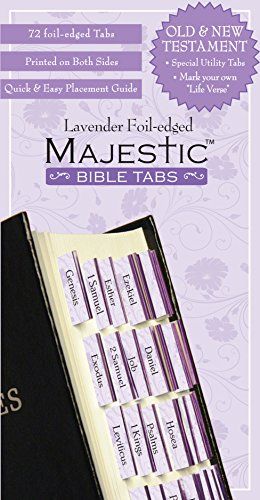 Ellie Claire MAJESTIC BIBLE TABS LAVENDER 9781934770825