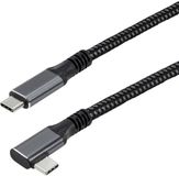 MaxTrack C531-1WL USB-kabel USB 3.2 Gen2x2 USB-C stekker 1 m Zwart