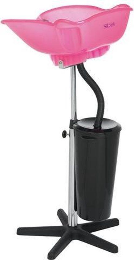 Sibel Compact Draagbare Wastafel Roze Transparant