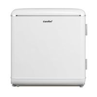 COMFEE' Mini-koelkast voor slaapkamer, 47 l, koelkast met één deur, retro | Chiller Box RCD50WH2EURT(E)