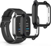 kwmobile 2x smartwatch hoes geschikt voor Garmin Venu Sq 2 Music / Sq 2 hoesje - Siliconen sporthorloge cover - Activity tracker case in zwart