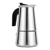 Unyqoos® Roestvrijstalen espressomachine voor 9 kopjes met inductiecompatibiliteit