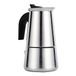 Unyqoos® Roestvrijstalen espressomachine voor 9 kopjes met inductiecompatibiliteit