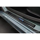 Zwart Hyundai Zwart RVS Instaplijsten compatibel met Hyundai Kona 2017-2020 & FL 2020- 'Hybrid' - 4-delig