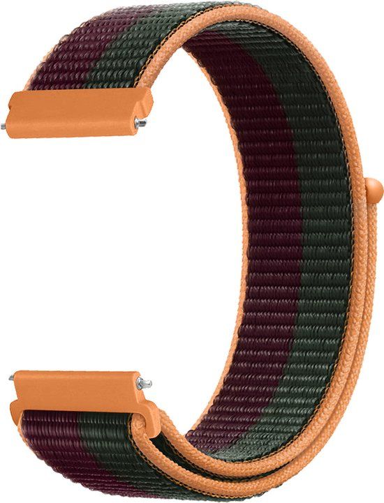Strap-it 20mm - Dark Cherry Nylon Watch Strap for Samsung Galaxy Watch