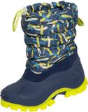 Spirale Kinderlaarzen Sydney Blauw/Kleurrijk-combinatie Maat 22