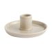 HAY Bougeoir Disc gris chaud petit Ø10x4,8 cm