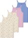 NAME IT - NKFSTRAP TOP 4P AOP NOOS - Meisjes - Onderhemden
