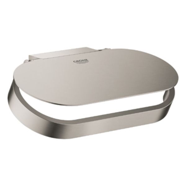 GROHE Selection closetrolhouder met deksel brushed hard graphite 41069AL0