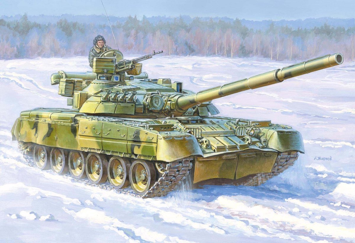 Zvezda Russian Main Battle Tank T-80Ud - - ZVZ-3591