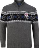 Jan Vanderstorm heren Trui - 68/70 - donkergrijs - Plus Size
