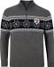 Jan Vanderstorm heren Trui - 68/70 - donkergrijs - Plus Size