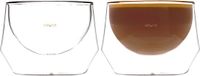 Kruve Imagine Cappuccino/Latte glazen - Dubbelwandig - 2 stuks - 200ml