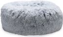 Beeztees Siba Orthopedische Donut Hondenmand - Fluffy Kattenmand - Grijs - 50x50x20 cm