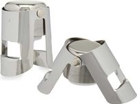 Kinvara Bouchon de bouteille de champagne - 2x - Inox - Fermeture