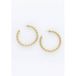 Notre-V Sieraden X Florine - Bailar Hoops Goudkleurig