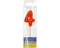 Folat Kaars 4 10cm Multi