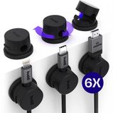 Buddi Sorted Magnetische Kabelclips (6-Pack)