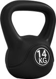 HOMCOM Kettlebell-Kunststoff, Sand-27L x 21B x 31H cm-Schwarz
