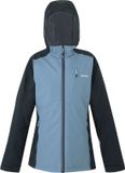 Regatta Regenjas Hiking Dames Waterdicht Ademend Thermoguard Highton Stretch Iv Blauw Polyester