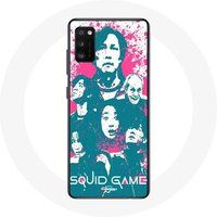 Maniacase Hoesje voor Samsung Galaxy S20 Inktvis Spel Poster karakters logo