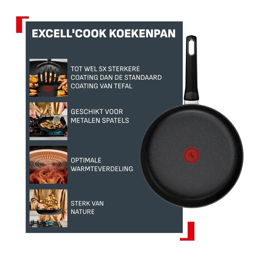 Tefal Excell'Cook Koekenpan 24 cm G3390432