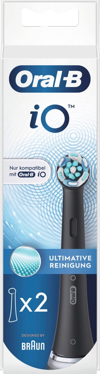 Oral-B Oral-B Opzetborstels iO Ultimate Cleaning zwart, 2 st.