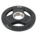 Rubber gecoate gietijzeren halterschijven gymplaten Olympische Barbell 50 mm Hole Tri Grip Plate 2,5 tot 20 kg (5, 1 schijf)