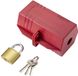 Sygonix SY-5044442 Boîte de protection Rouge Plastique 118 x 65 x 65 mm