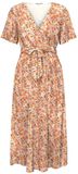 Lucie Fr Robe mi-longue à manches courtes Orange S Femme