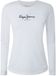 Pepe Jeans New Virginia T-shirt Met Lange Mouwen Wit XL Vrouw
