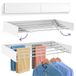 Sèche-linge mural rétractable - 120 cm - Aluminium inoxydable - Pliable
