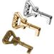 Siso bouton de meuble BRAHMS métal 18 mm longueur de tige, poli