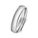 Lucardi Dames Stalen ring 4mm - Ring - Staal - Zilverkleurig - 20 / 63 mm