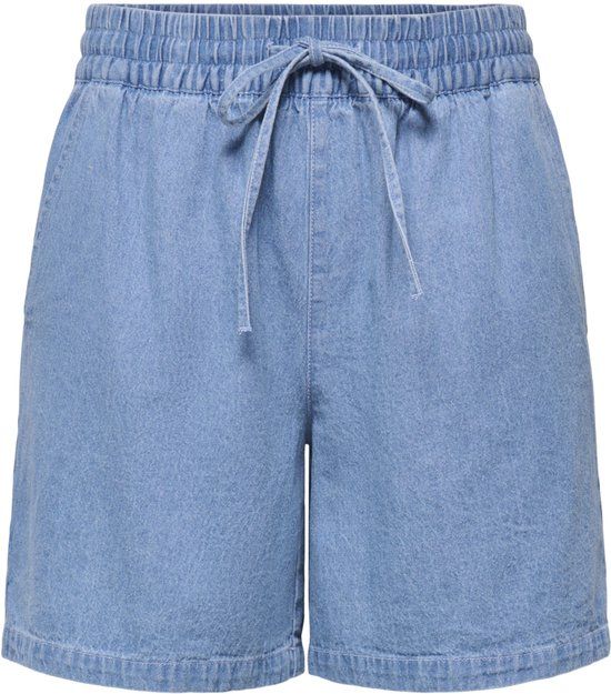 JDY Jacqueline de Yong Broek Jdyaiko Hw String Shorts Wvn 15384089 Light Blue Denim Dames Maat - S