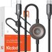 MCDODO 2-in-1 USB-C Kabel + Apple Watch Oplader, 60W, Zwart