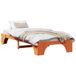 vidaXL - Bedframe - Wasbruin - 75 x 190 cm - Massief grenenhout
