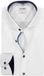 OLYMP Level 5 body fit overhemd - mouwlengte 7 - wit (blauw contrast) - Strijkvriendelijk - Boordmaat: 38 (EU maat: S)