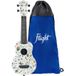 Flight Ultra Travel Series UTS-40 Flower Sopran Ukulele met hoes