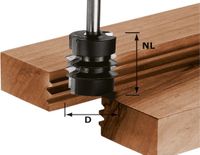 Festool Verlijmfrees HW Schacht 8 mm HW S8 D34/NL32 - 491034