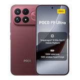 POCO F9 Ultra, Smartphone 16+512GB, Dark Cherry, 8050mAh 100W Snelladen | Snapdragon® 8 Elite Gen 5, VisionBoost D8, 6,9" AMOLED-display, 200MP OIS AI-camera, duurzaam Corning® Gorilla® Glass 7i